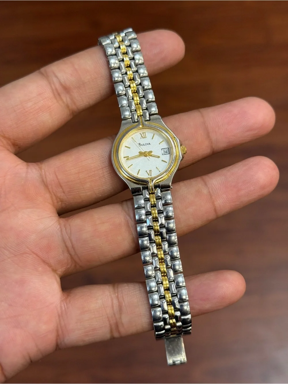 Bulova vintage Women’s Two-Tone Gold & Silver Dress Watch